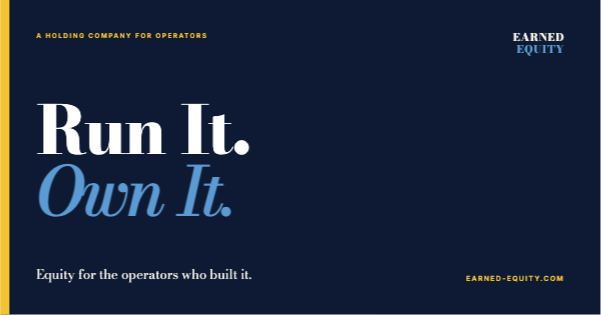 Am I Ready to Own and Run a Business? · Earned Equity